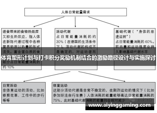 体育塑形计划与打卡积分奖励机制结合的激励路径设计与实施探讨